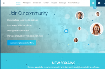 soxax decentralized social media platform