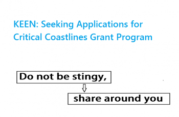 KEEN Inc. Critical Coastlines Grant program 2018