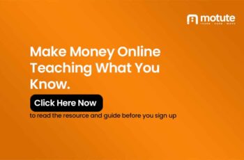 how to make money online creating courses on Motute